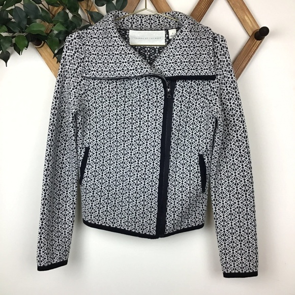 Anthropologie Sweaters - Anthro Change of the Moon Snoa Motocardi Blazer